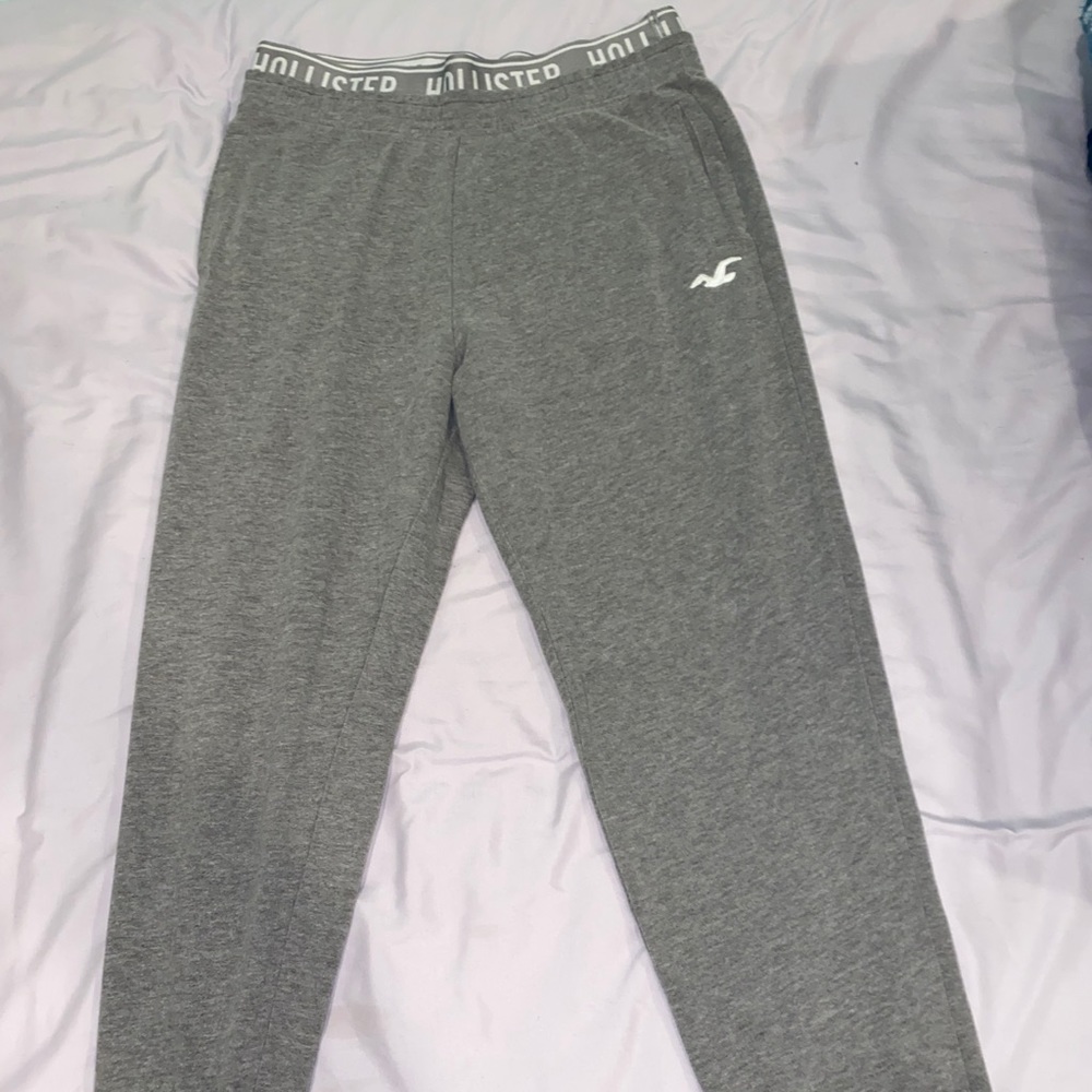 High Rise Logo Sweatpants Hollister M Lightly worn